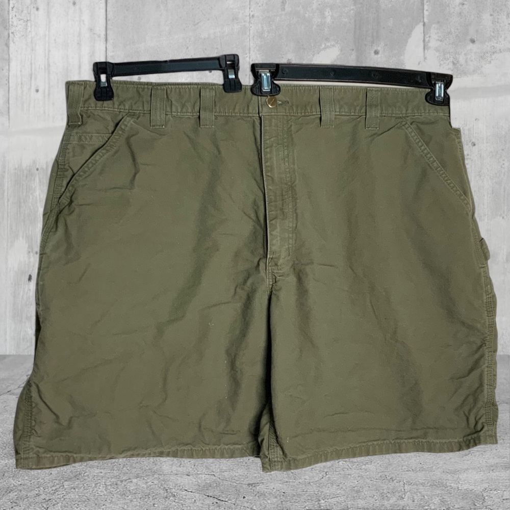 Carhartt Original Fit Brown Olive Green Shorts Men 44